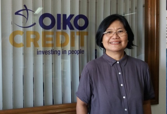 Marilou Juanito, coordinadora regional de desenvolupament de capacitats i acompliment social d’Oikocredit al sud-est asiàtic.